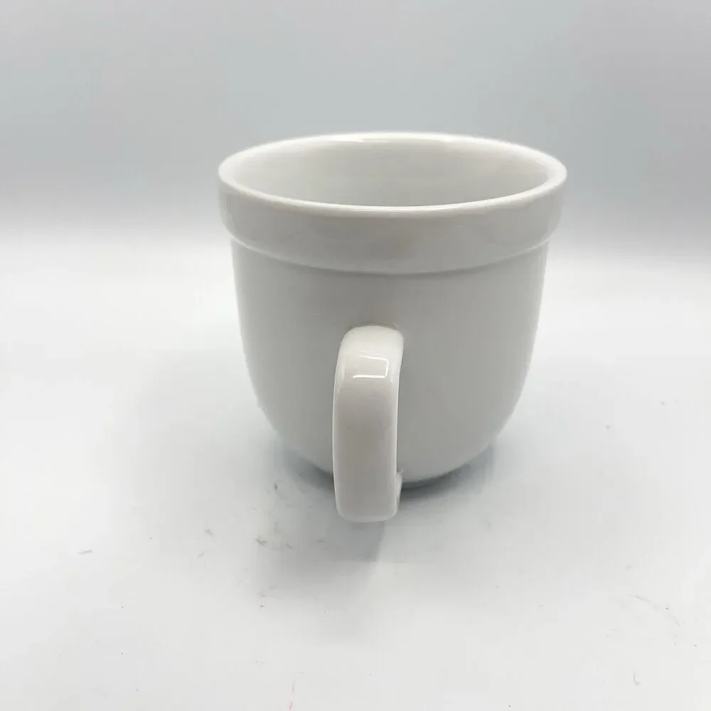 Pottery Barn Coffee Mug Cup white tea cup
